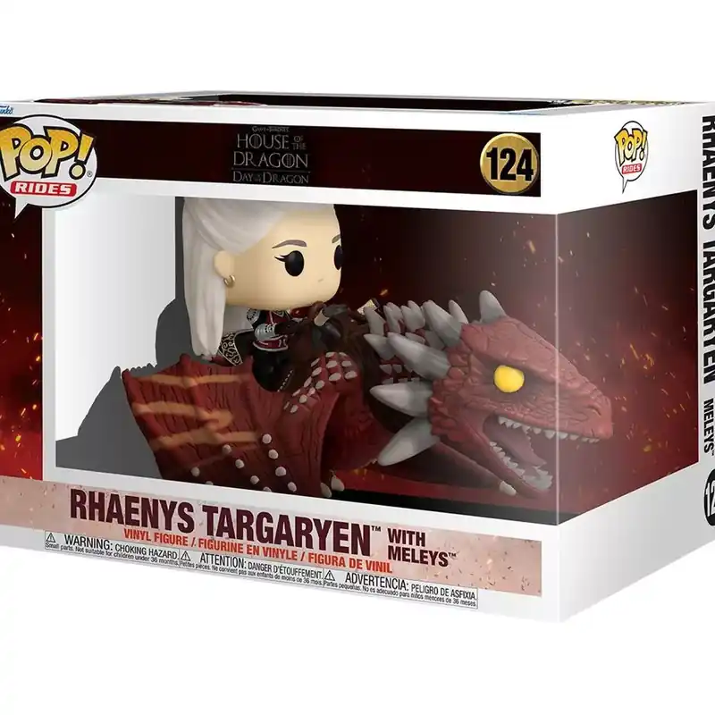 Árcsökkenés Funko POP! Rides House of the Dragon - Rhaenys Targaryen with Meleys figura 124