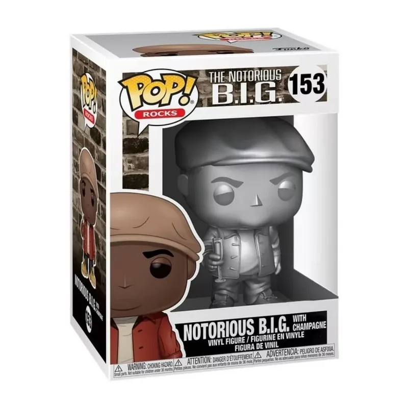 Funko Pop! Rocks Notorious B.I.G. with Champagne (Metallic) figura 153 Bestseller
