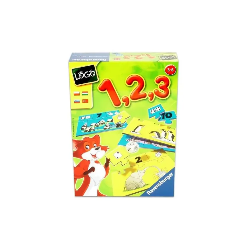 Korlátozott ajánlat Ravensburger Logo 1,2,3 társasjáték