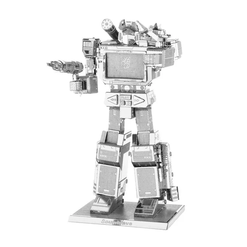 Metal Earth Transformers - Soundwave - lézervágott acél makettező szett Szuper ajánlat