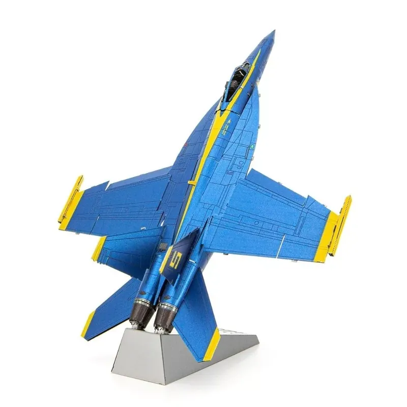 Metal Earth Blue Angels F/A-18 Super Hornet™ repülőgép - lézervágott acél makettező szett Szuper ajánlat