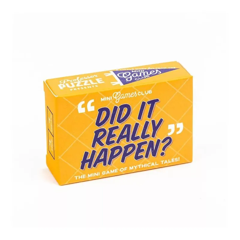 Népszerű PP Matchbox kártyajáték- Did it really happen?, angol