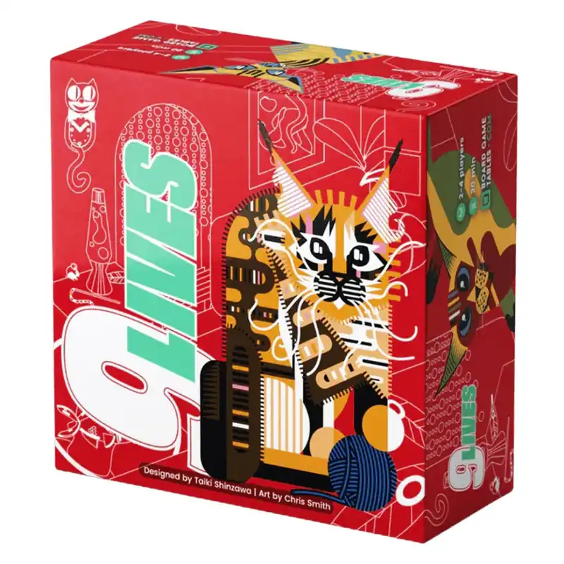 9 lives társasjáték, angol nyelvű Újdonság
