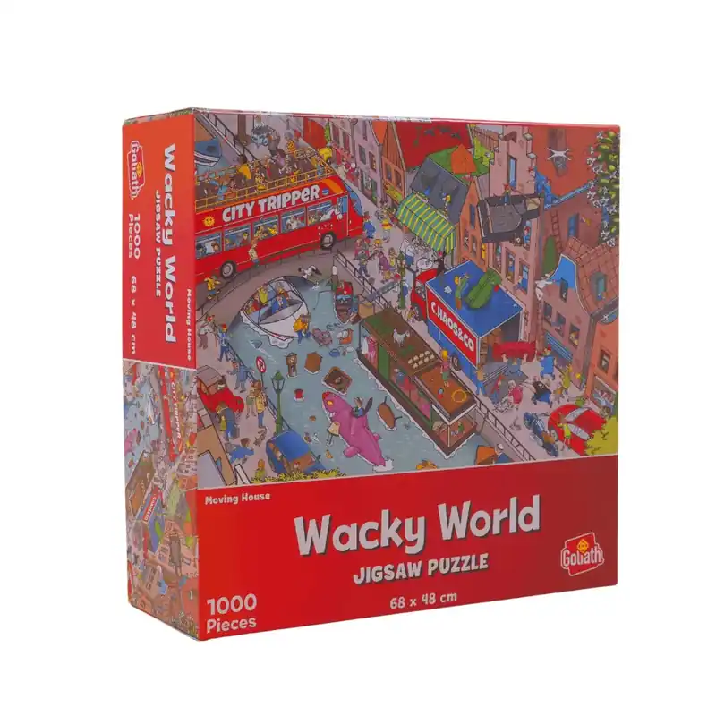 Gyors kiszállítás Wacky World puzzle, 1000 db-os - Költözés