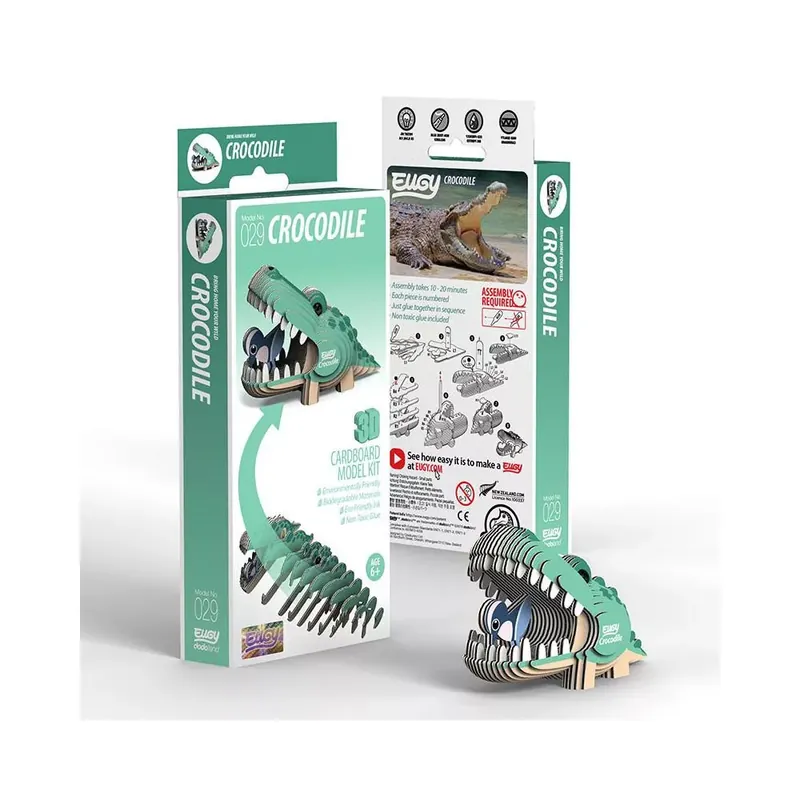 Olcsó EUGY Krokodil 3D puzzle
