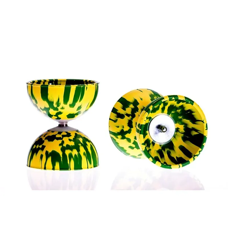 Alacsony ár Play Rainbow diabolo, 105mm, 260g, sárga-zöld