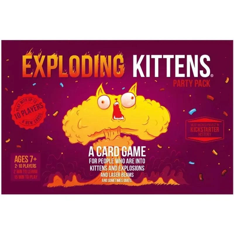 Szuper ajánlat Exploding Kittens Nordic Party Pack Edition társasjáték, angol nyelvű