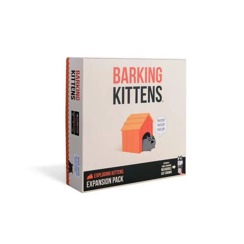 Exploding Kittens társasjáték Barking Kittens kiegészítő, angol nyelvű Végkiárusítás