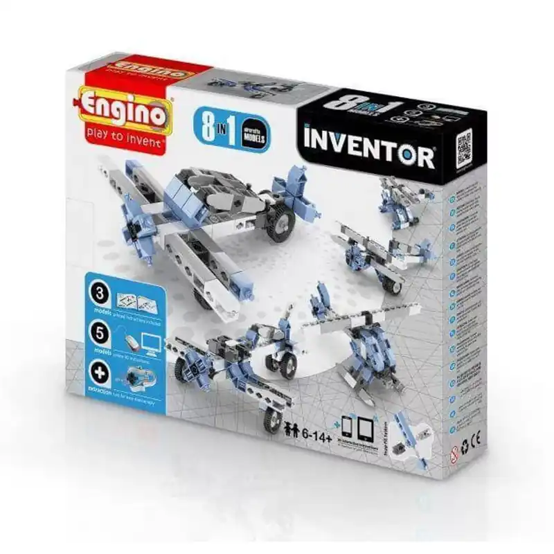 Ne maradj le Engino Stem Heroes, Inventor Repülők 8 in 1 építőjáték