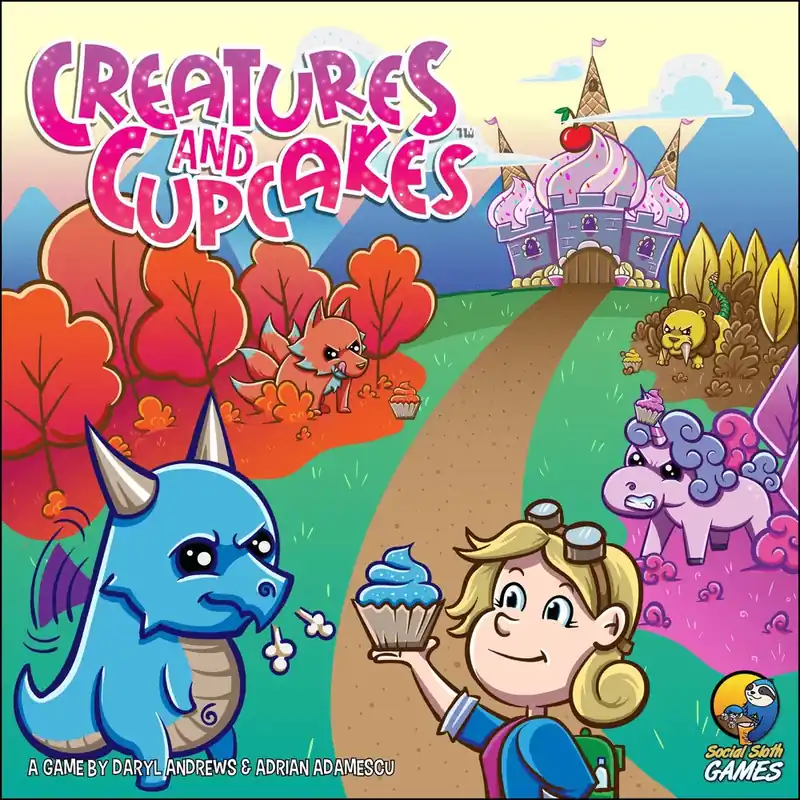 Creatures & Cupcakes társasjáték, angol nyelvű Népszerű
