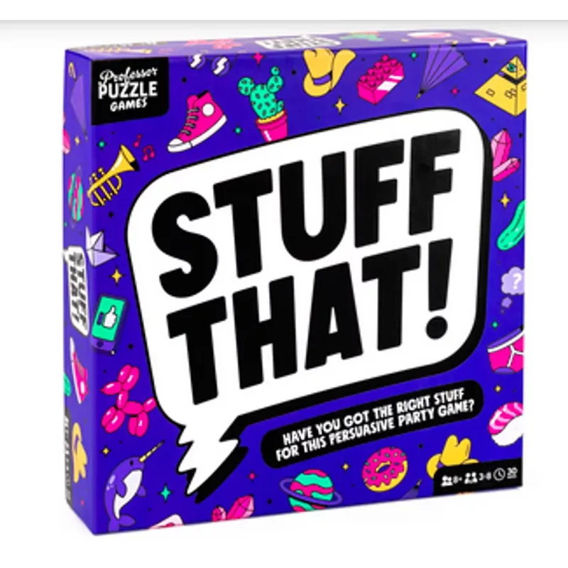 Vedd meg most Stuff That! angol nyelvű társasjáték