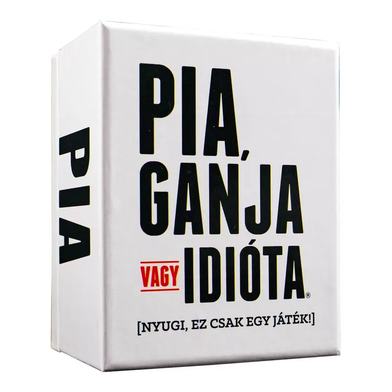 Pia, ganja vagy idióta társasjáték Csak ma