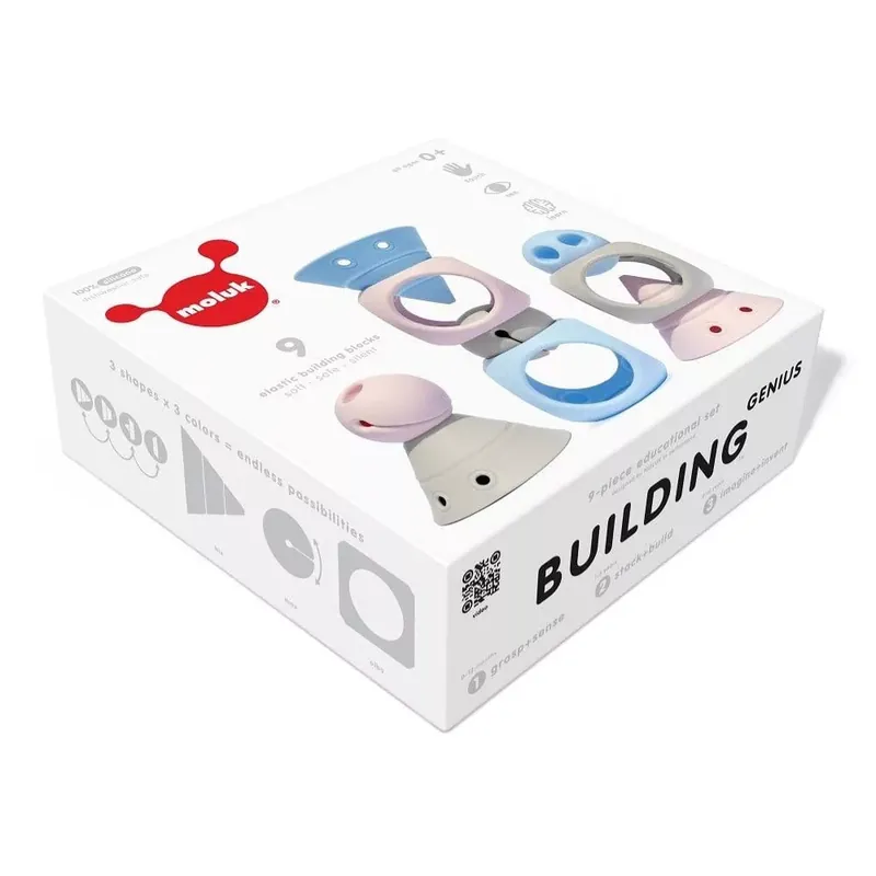 Moluk Building Genius készségfejlesztő szett, pasztell Biztonságos vásárlás
