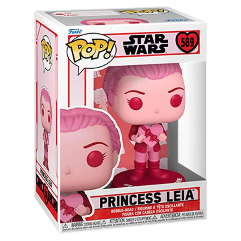 Biztonságos fizetés Funko POP! Star Wars Valentines - Leia figura 589