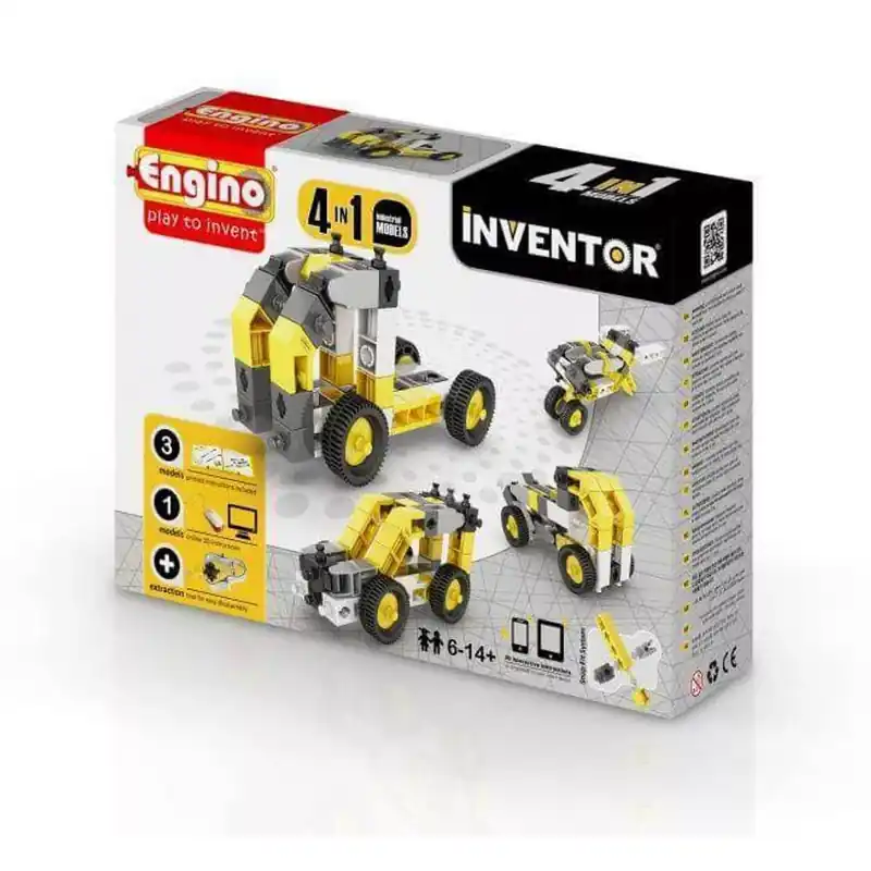 Vedd meg online Engino Stem Heroes, Inventor Munkagépek 4 in 1 építőjáték