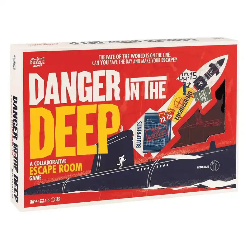 Biztonságos vásárlás Danger in the Deep társasjáték, angol nyelvű