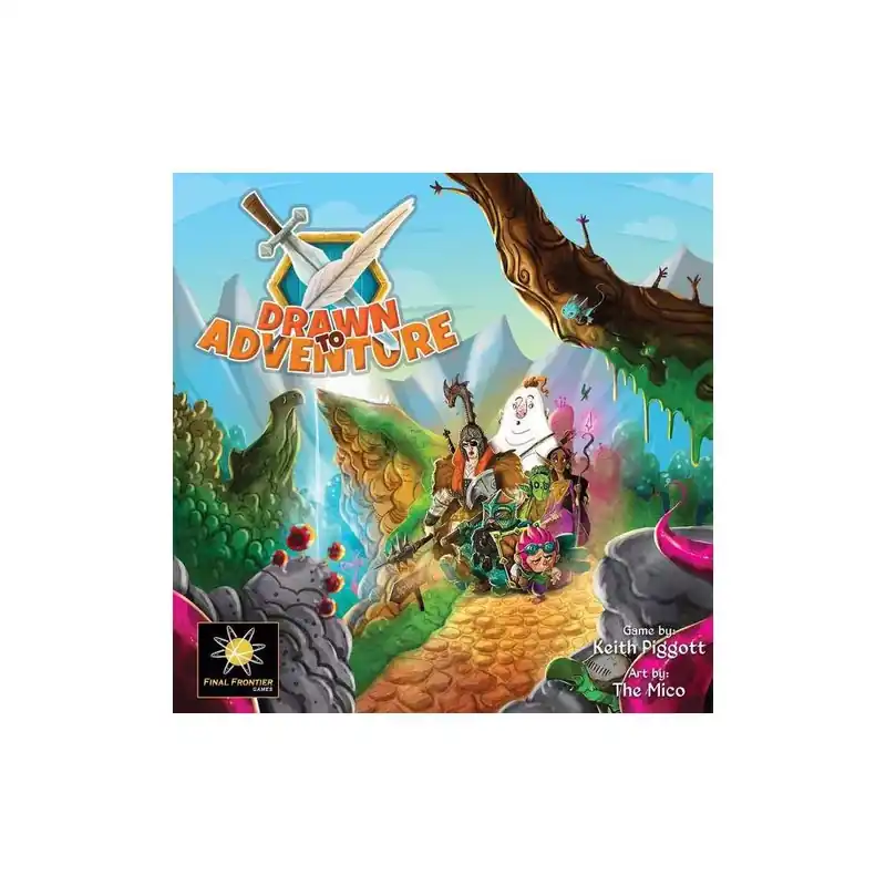 Drawn To Adventure társasjáték, angol nyelvű Biztonságos fizetés