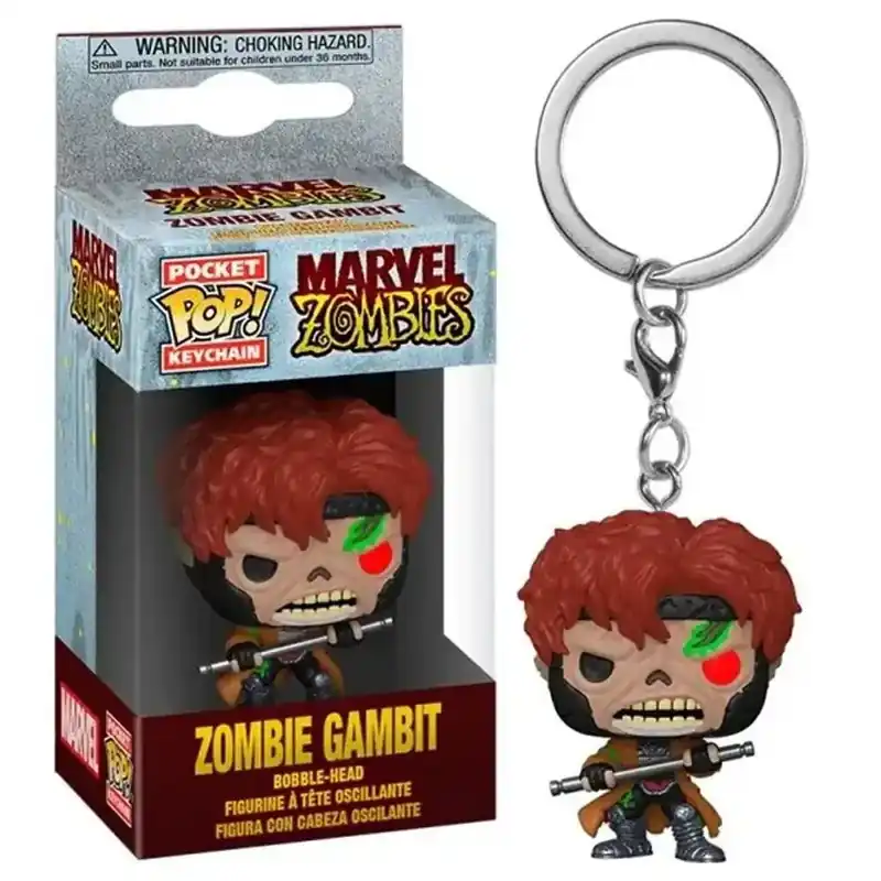 Prémium Funko POP! Marvel Zombies - Gambit kulcstartó