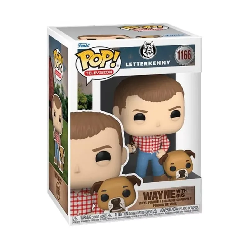 Funko POP! Television Letterkenny - Wayne with Gus figura 1166 Vásárlói kedvenc