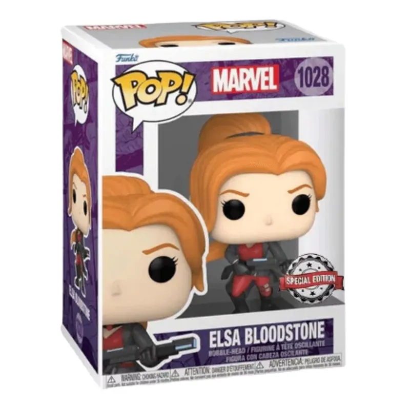 Exkluzív ajánlat Funko POP! Marvel Elsa Bloodstone (SE) 1028 figura Bobble-Head