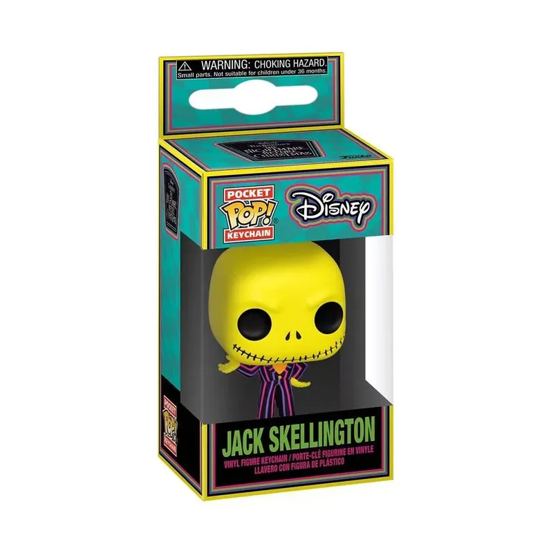 Végkiárusítás Funko POP! The Nightmare before Christmas - Jack kulcstartó (Blacklight)