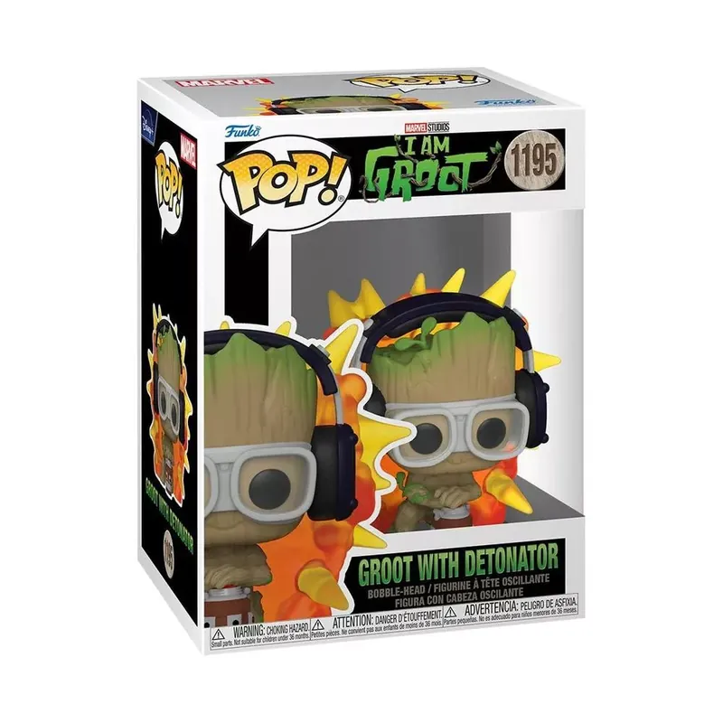 Kiárusítás Funko POP! Marvel I am Groot - Groot w/ detonator figura