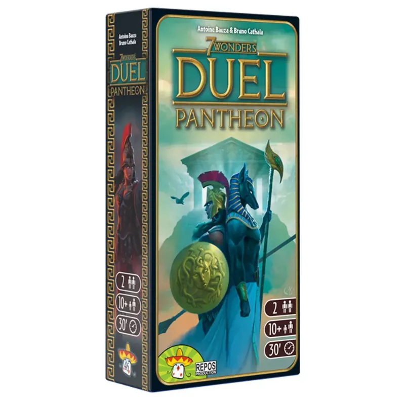 Gyors kiszállítás 7 Wonders Duel társasjáték Pantheon kiegészítő, angol nyelvű