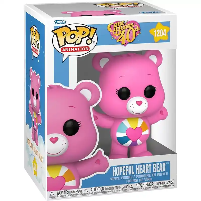 Funko POP! Animation Care Bears 40th Anniversary - Hopeful Heart Bear figura (Glow in th Dark) 1204 Expressz szállítás