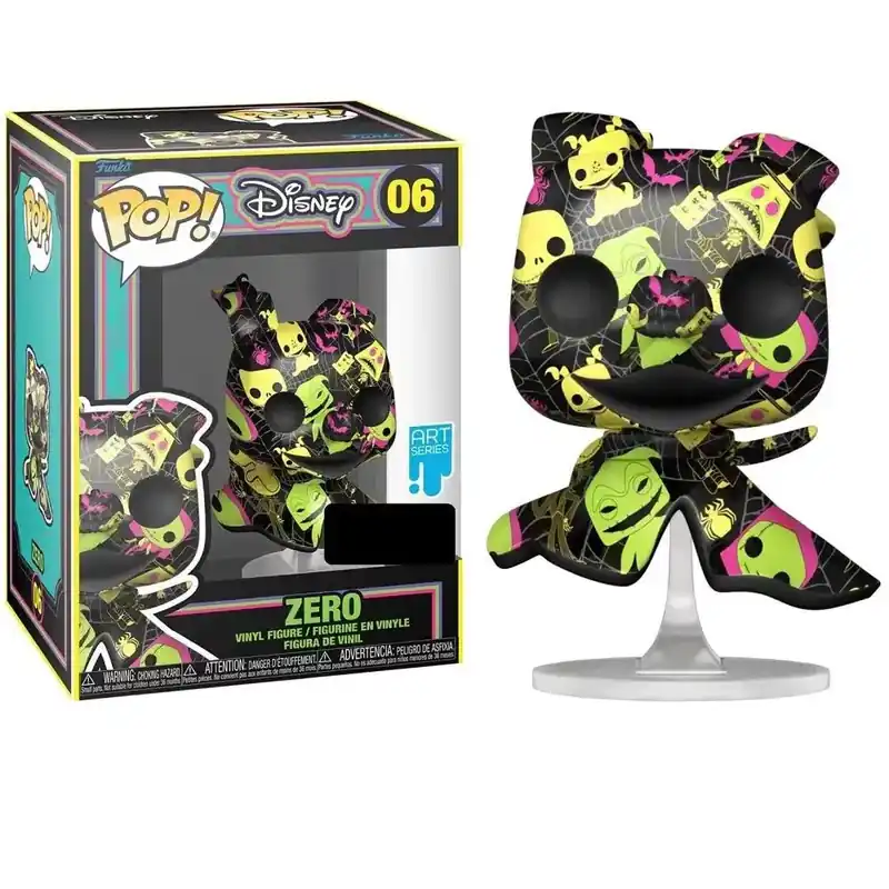 Funko POP! Artist Series The Nightmare Before Christmas - Zero figura 6 Árengedmény