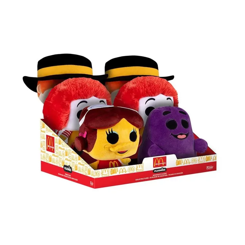 Funko POP! Plush McDonalds 6 darabos plüss szett Alacsony ár