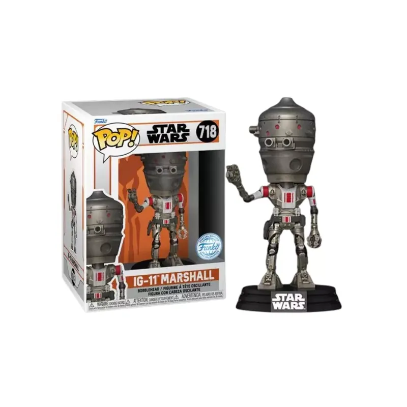 Funko POP! Star Wars The Mandalorian S10 - IG-11 (Marshall) figura 718 Korlátozott ajánlat