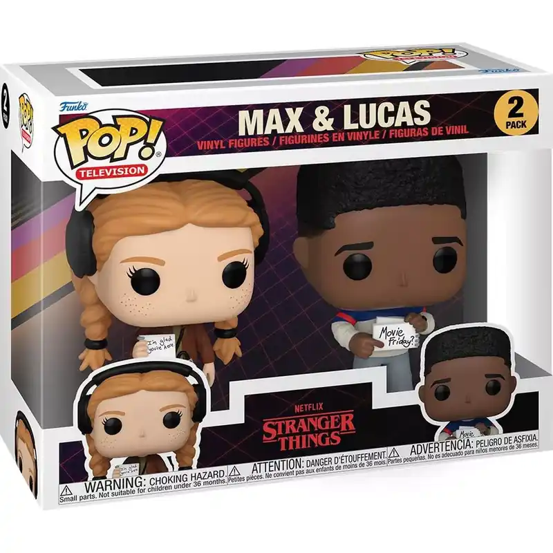 Funko POP! Television Stranger Things - Max & Lucas 2PK figura 2 Népszerű