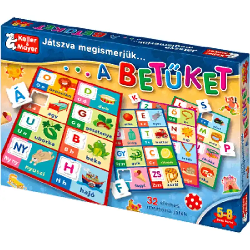 Azonnal elérhető Játszva megismerjük a betűket társasjáték