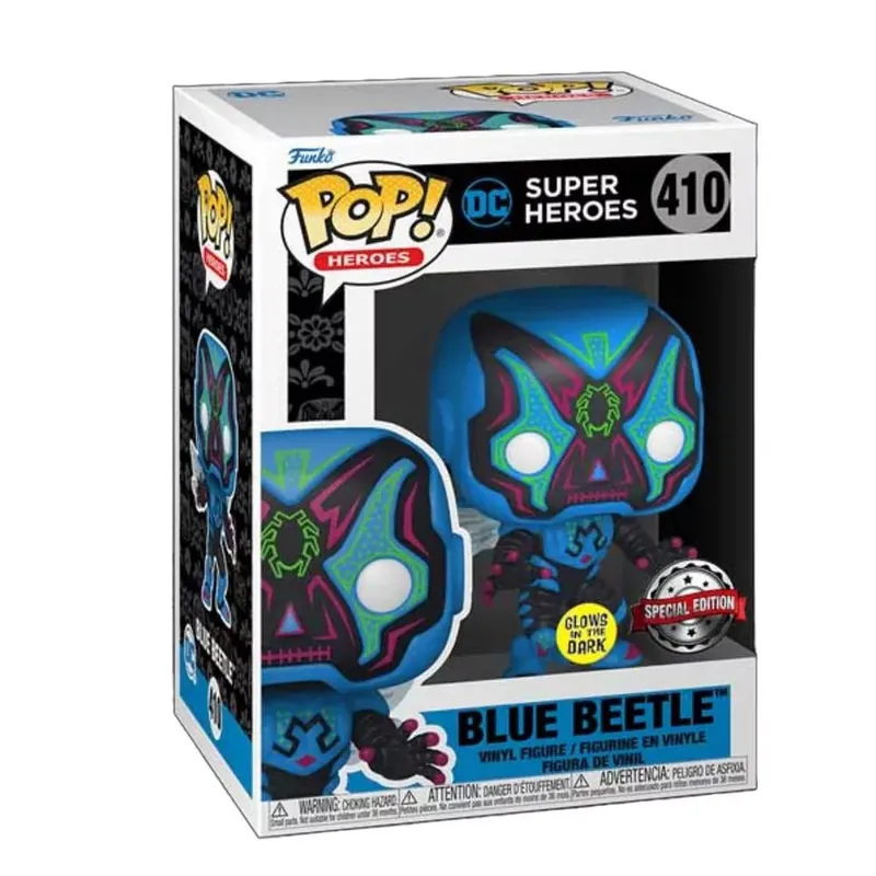 Olcsó Funko Pop! Heroes Dia De Los - Blue Beetle figura 410