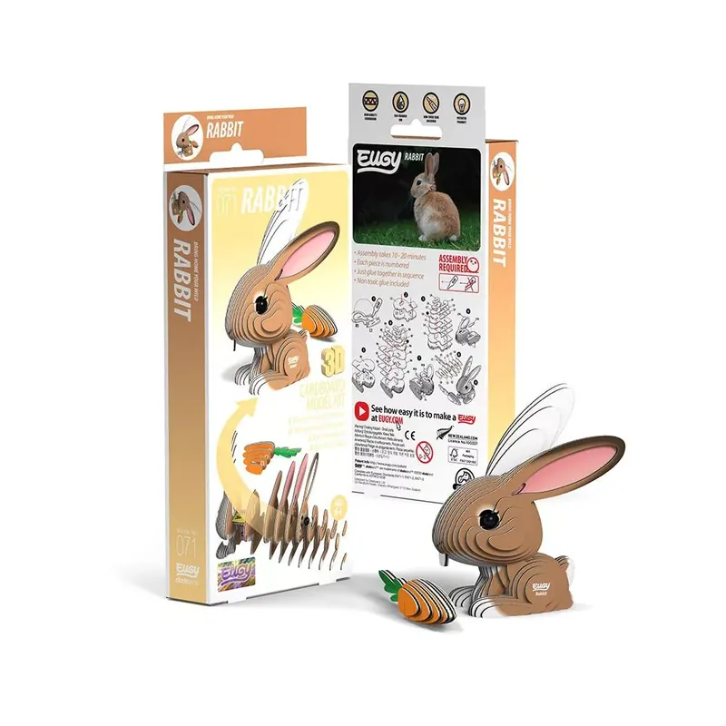 EUGY Nyúl 3D puzzle Gyors kiszállítás