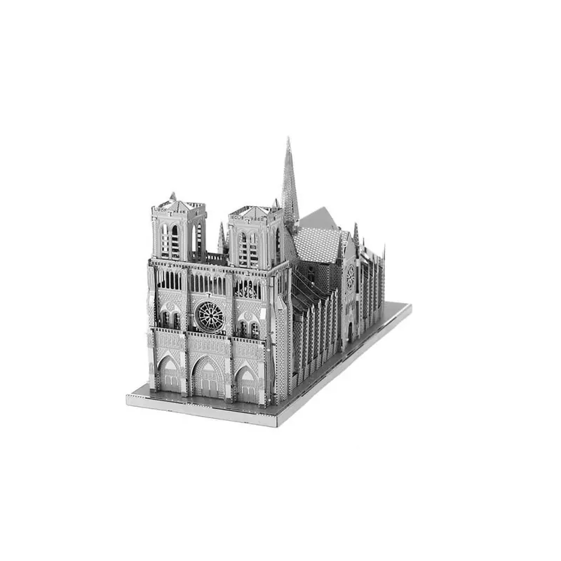 Metal Earth ICONX Notre Dame - nagyméretű lézervágott acél makettező szett Ne maradj le