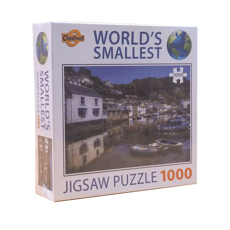 A világ legkisebb kirakósa - Polperro puzzle, 1000 db-os Gyors szállítás