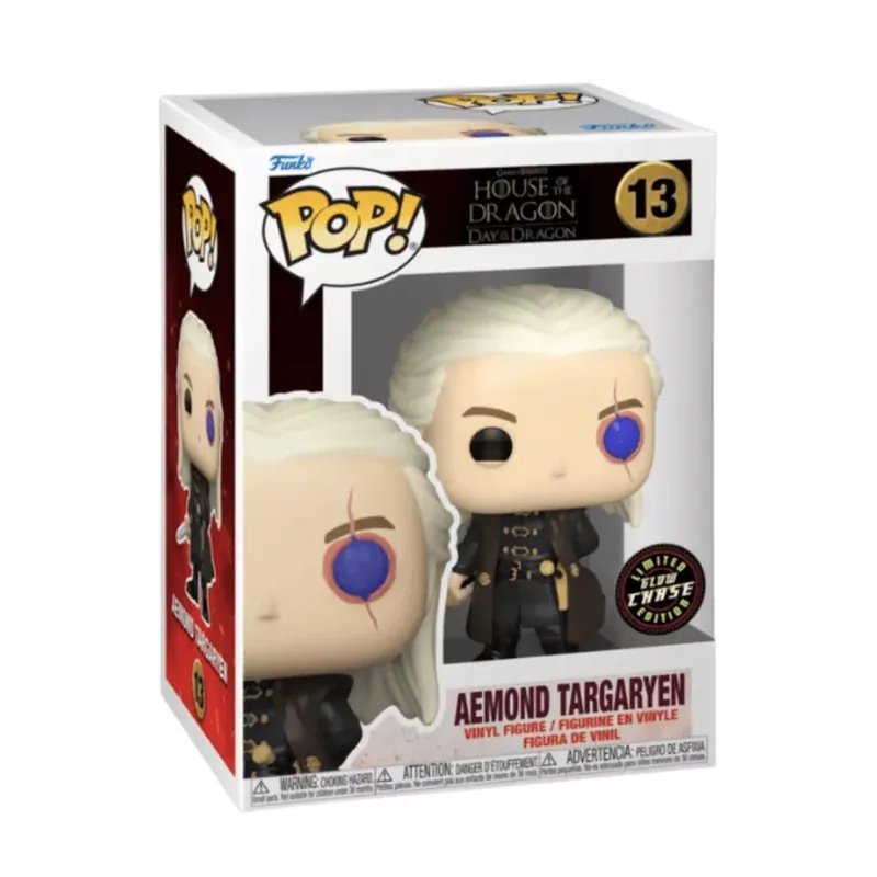 Azonnali szállítás Funko POP! Television The House of the Dragon - Aemond Targaryen figura (chase) 13