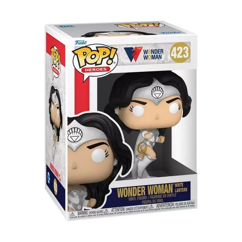 Funko Pop! DC Wonder Woman 80th - Wonder Woman (White Lantern) figura 423 Outlet