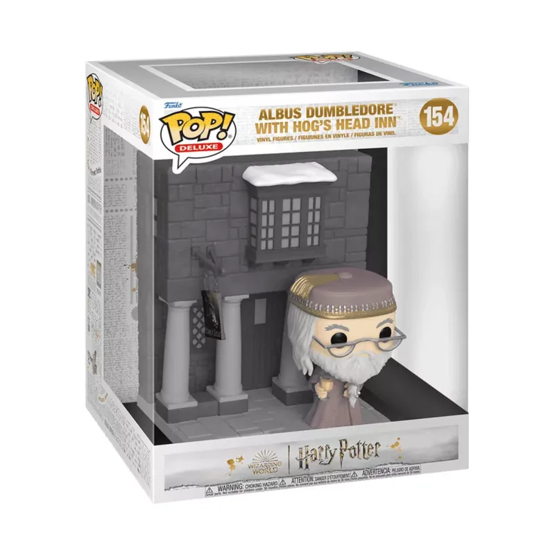 Azonnal elérhető Funko Pop! Deluxe Harry Potter CoS Ann 20th - Albus Dumbledore with Hog‘s Head Inn figura 154