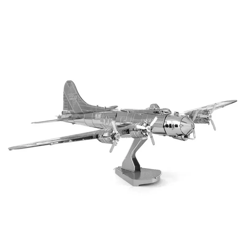 Kihagyhatatlan ajánlat Metal Earth Boeing B-17 Flying Fortress repülőgép - lézervágott acél makettező szett