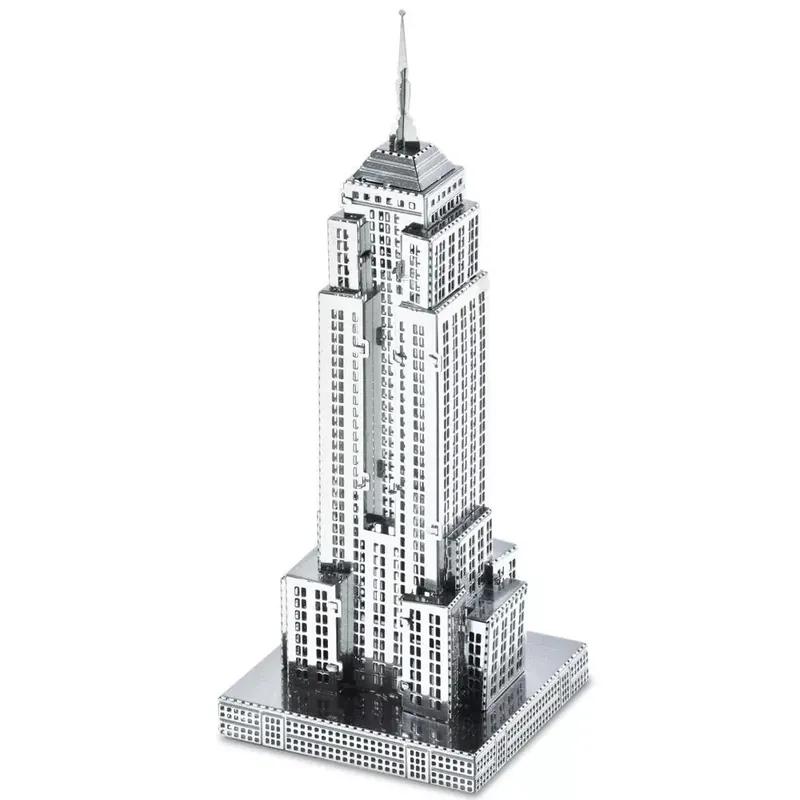 Metal Earth Empire State Building - lézervágott acél makettező szett Biztonságos fizetés