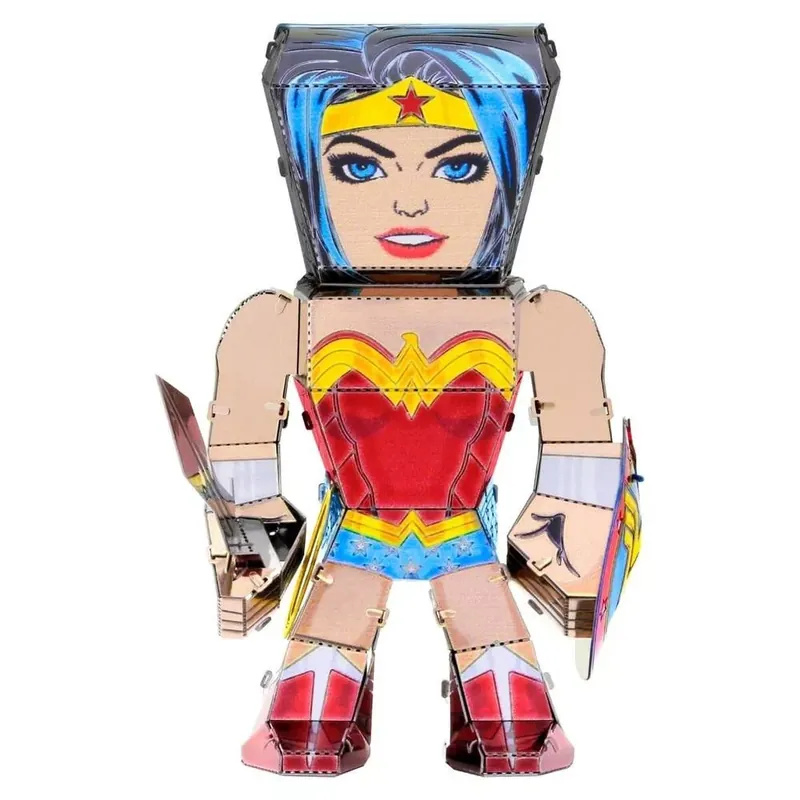 Metal Earth DC Igazság Ligája - Wonder Woman mini modell - lézervágott acél makettező szett Akció
