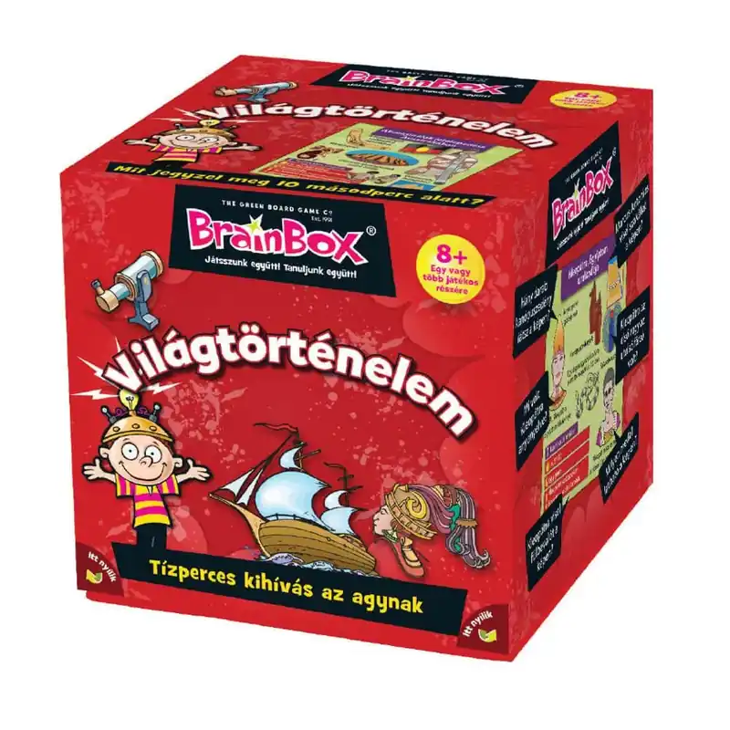 Brainbox - Világtörténelem társasjáték Gyors kiszállítás