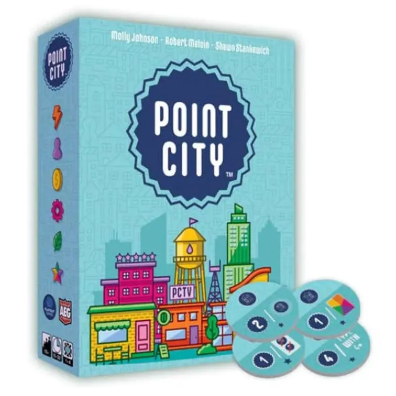 Point City társasjáték, angol nyelvű Biztonságos vásárlás