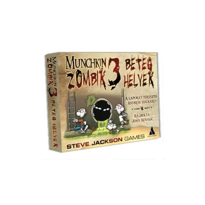 Kiárusítás Munchkin Zombik kiegészítő 3. – Beteg helyek