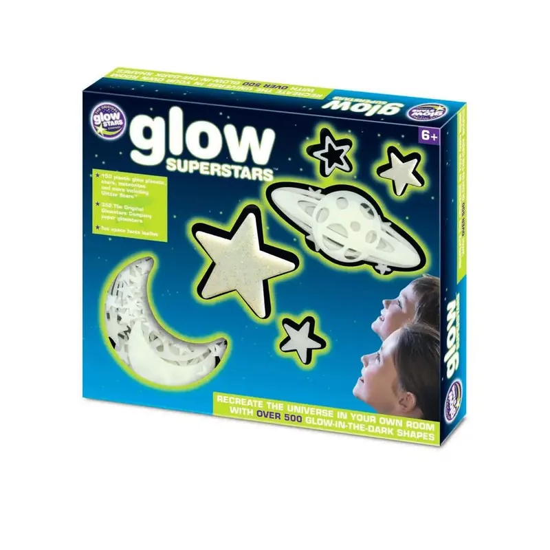 Glow Superstars Naprendszer, foszforeszkáló matricaszett Vásárlói kedvenc