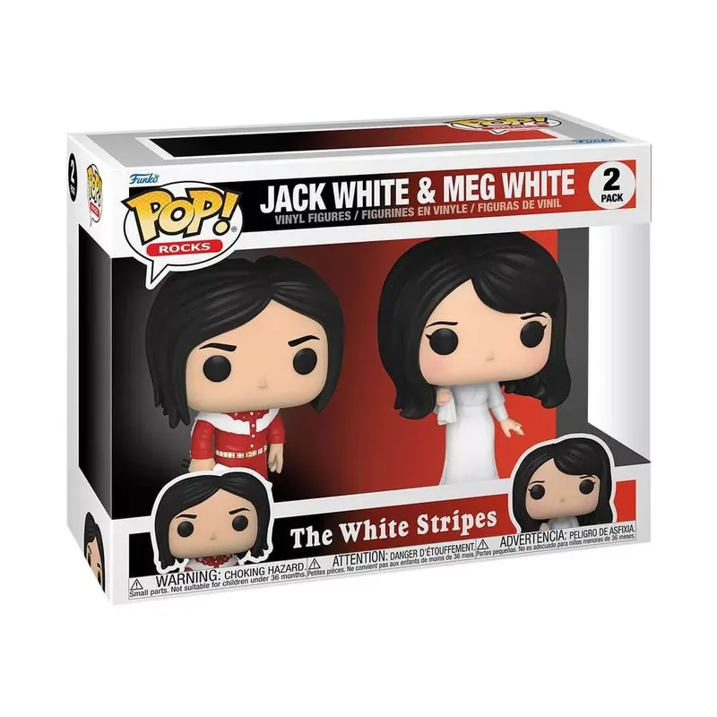 Olcsóbb Funko Pop! 2-Pack Rocks The White Stripes - Jack White & Meg White figura