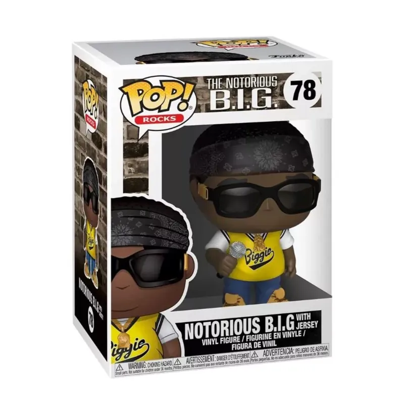 Legkelendőbb Funko POP! Rocks Notorious B.I.G. Jersey figura 78