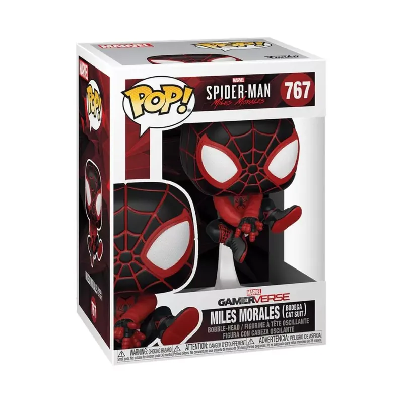 Funko POP! Games Miles Morales - Miles (Bodega Cat Suit) figura Expressz kézbesítés